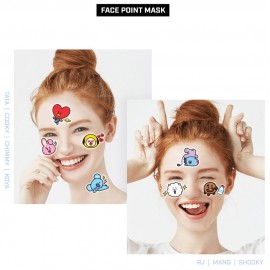BT21 FACE POINT MASK - COOKY
