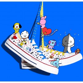 CONVERSE X BT21 CHUCK TAYLOY ALL STAR LOW TOP